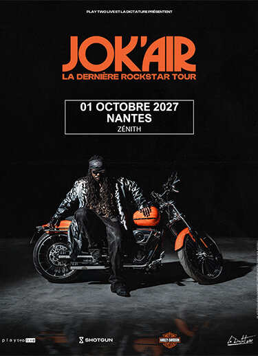 Affiche Jok'air en concert au Zénith Nantes Métropole
