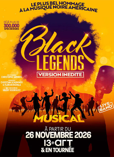 Affiche Black Legends en concert au Zénith Nantes Métropole