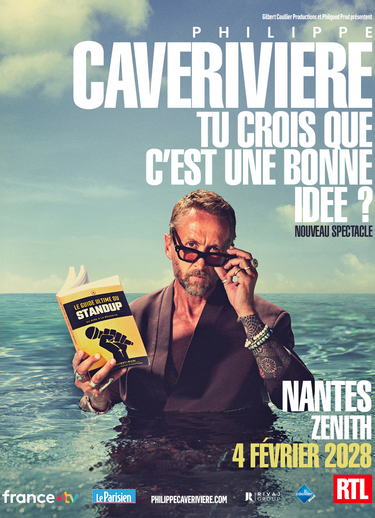 Affiche Philippe Caveriviere en concert au Zénith Nantes Métropole